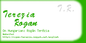 terezia rogan business card